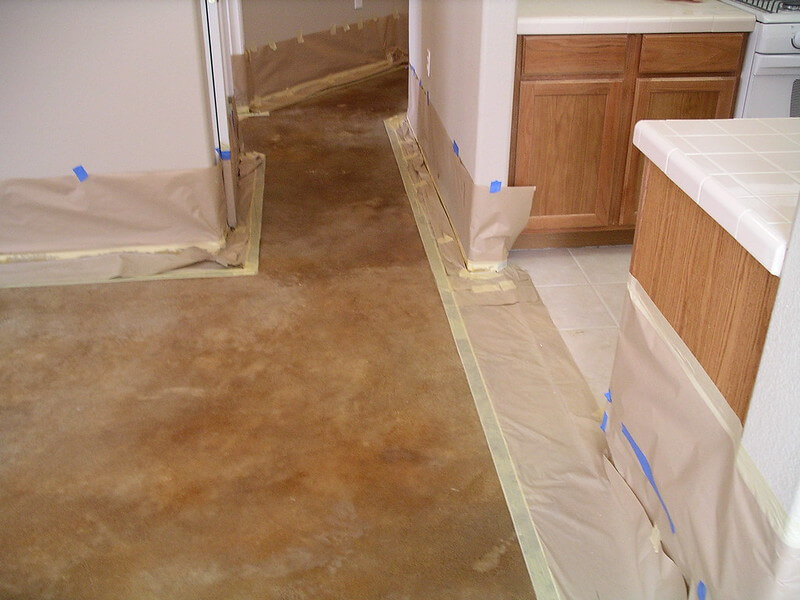 acid stained concrete columbia sc